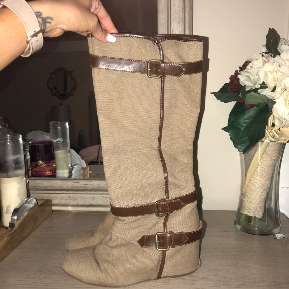 Aldo wedge booties